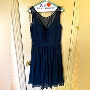 Bill Levkoff navy short dress